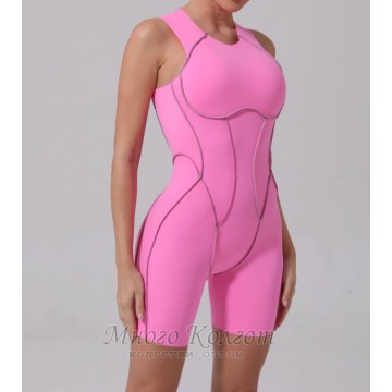 Гладкий комбенизон Shorts Body Canotta Skin model 99